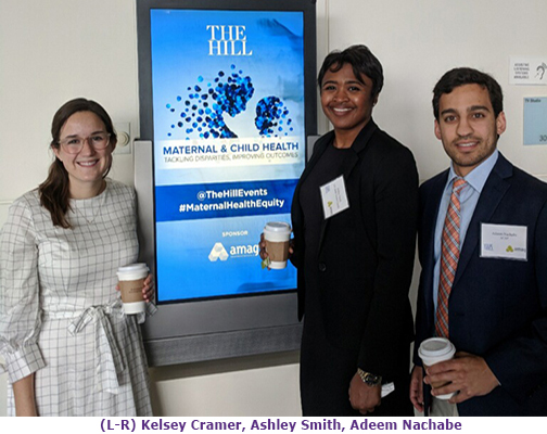 Health policy fellows at event on the Hill
